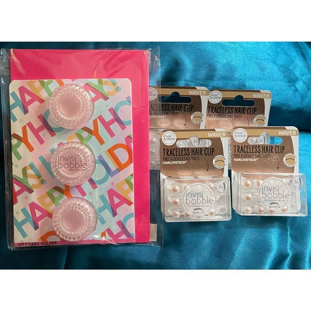 Invisibobble hair clips/ card